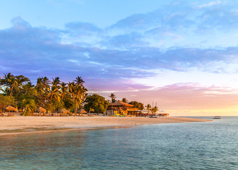 Fijian Sunset. The Magical Mamanuca Islands
