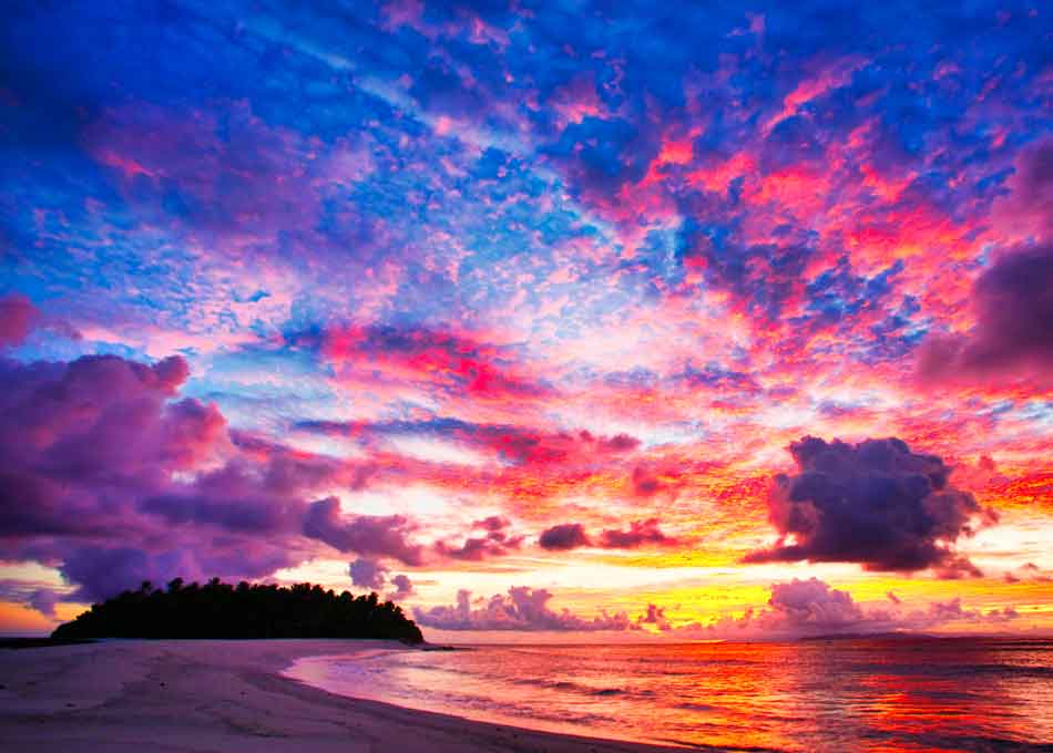 Paradise Beach at the Fiji Islands